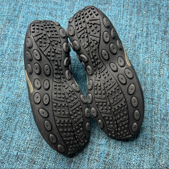 Merrell Jungle Moc Slip On Shoes in Black Suede Leather - Picture 6 of 7